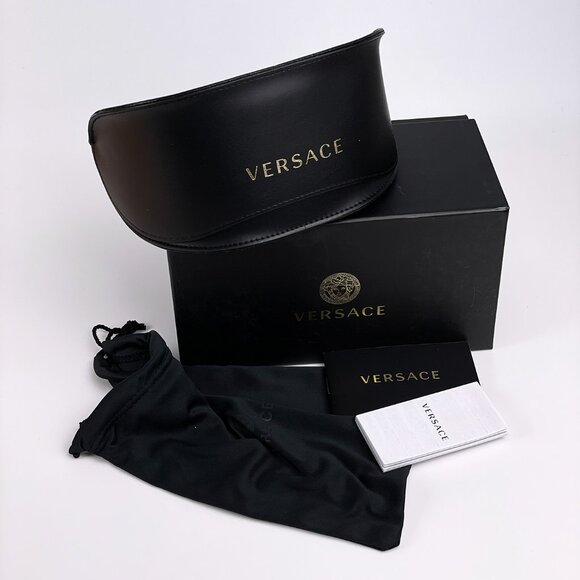 Versace VE4461 314/87 BRAND NEW Sunglasses White Mirror Silver Detachable Lens main image 13